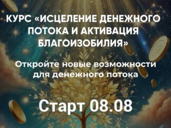 Новый курс «ИСЦЕЛЕНИЕ ДЕНЕЖНОГО ПОТОКА И АКТИВАЦИЯ БЛАГОИЗОБИЛИЯ»