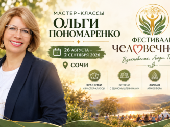 26.08 — 02.09.2026 | Ольга Пономаренко на фестивале «Человечность» в Сочи